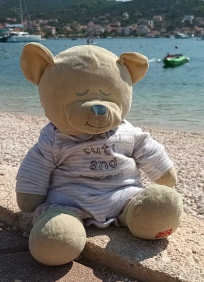 rozloučení z mořem před odjezdem